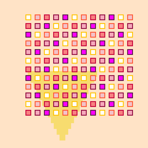 Pyramid of 144 Ice Cream Blocks - AI Prompt #46101 - DrawGPT
