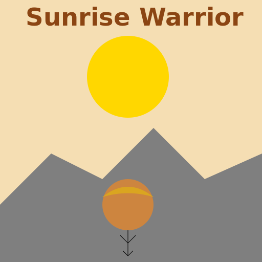 Young Warrior at Sunrise - AI Prompt #47129 - DrawGPT