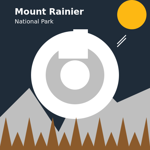 Mount Rainier National Park Poster - AI Prompt #47450 - DrawGPT