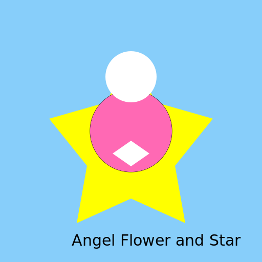 Angel Flower and Star - AI Prompt #47856 - DrawGPT