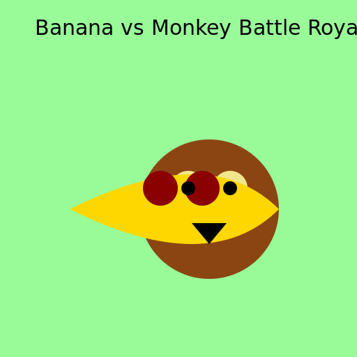 Banana vs Monkey Battle Royale - AI Prompt #48015 - DrawGPT