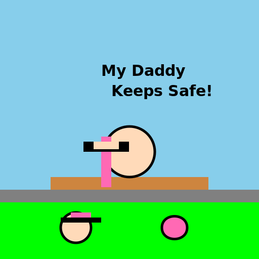 How a 5-Year-Old Imagines Keeping Her Dad Safe at Work - AI Prompt #48025 - DrawGPT
