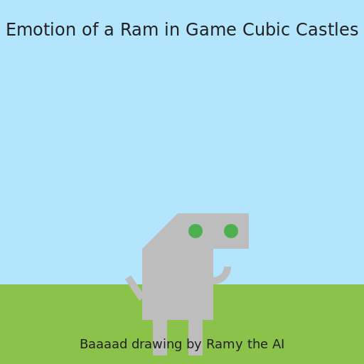Emotion of a Ram in Game Cubic Castles - AI Prompt #48094 - DrawGPT