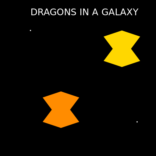 Dragons in a Galaxy - AI Prompt #48539 - DrawGPT
