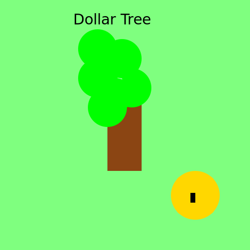 Woke Ecologist and the Dollar Tree - AI Prompt #49117 - DrawGPT