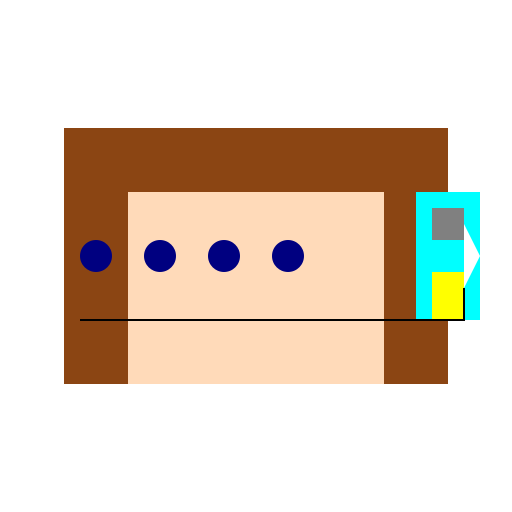 Small Isolated House with Weather Station A happy little weather