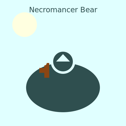 Necromancer Bear - AI Prompt #49411 - DrawGPT