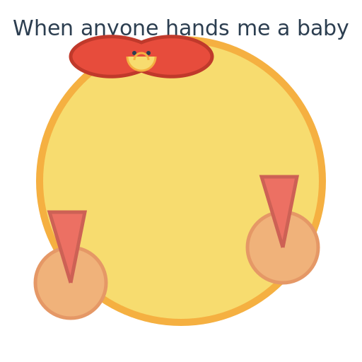 When anyone hands me a baby - AI Prompt #49548 - DrawGPT