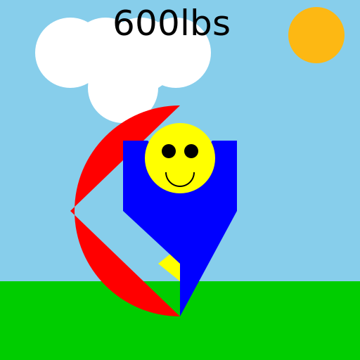 600lb Superman - AI Prompt #50366 - DrawGPT