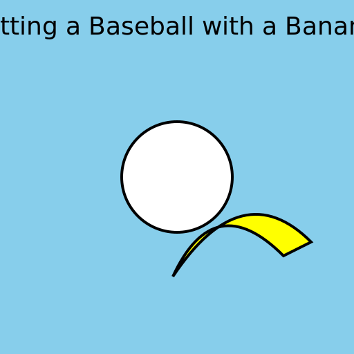 Hitting a Baseball with a Banana - AI Prompt #50386 - DrawGPT