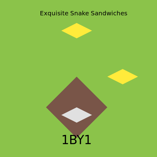 Exquisite Snake Sandwiches by 1BY1 - AI Prompt #50870 - DrawGPT