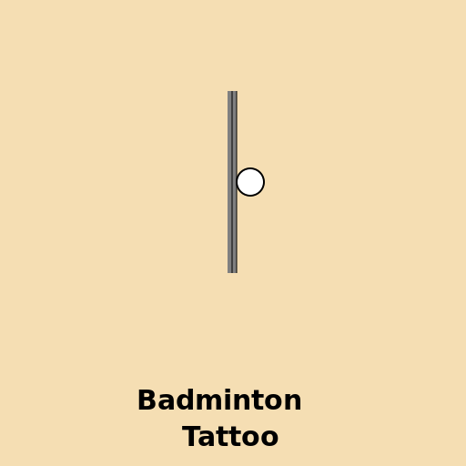 Badminton Tattoo - AI Prompt #51180 - DrawGPT