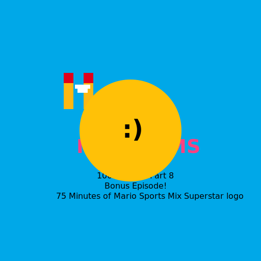 100 crashes part 8. Bonus episode! 75 minutes of Mario Sports Mix Superstar logo - AI Prompt #51466 - DrawGPT