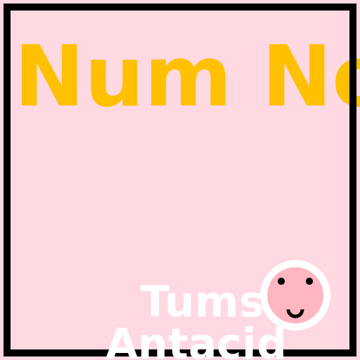 Num Noms Sign with Tums Antacid - AI Prompt #51507 - DrawGPT