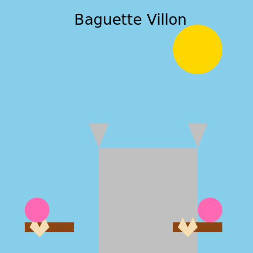 Baguette Villon, the most delicious street in Paris - AI Prompt #51643 - DrawGPT