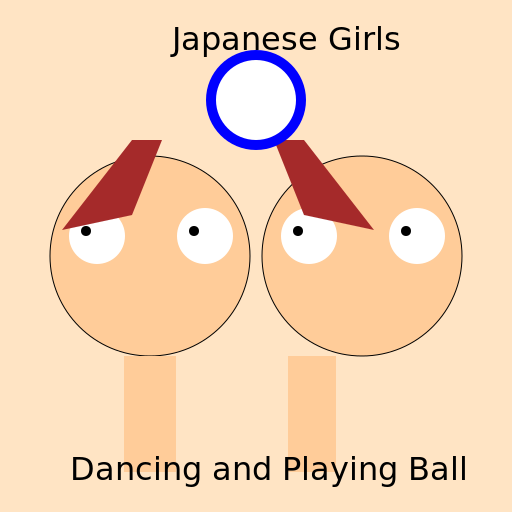 Japanese Girls Dancing and Playing Ball - AI Prompt #51737 - DrawGPT