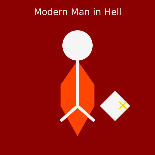 Modern Man in Hell - AI Prompt #51763 - DrawGPT