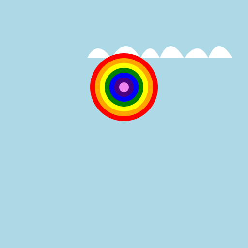Rainbow-colored Cloud - AI Prompt #5191 - DrawGPT