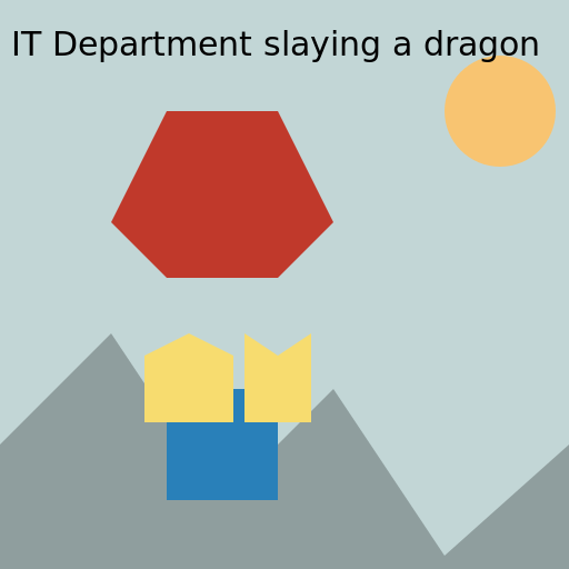 IT Department slaying a dragon - AI Prompt #52243 - DrawGPT