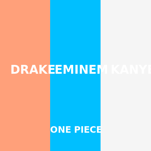 Drake, Eminem, and Kanye Album Artwork One Piece - AI Prompt #52319 - DrawGPT