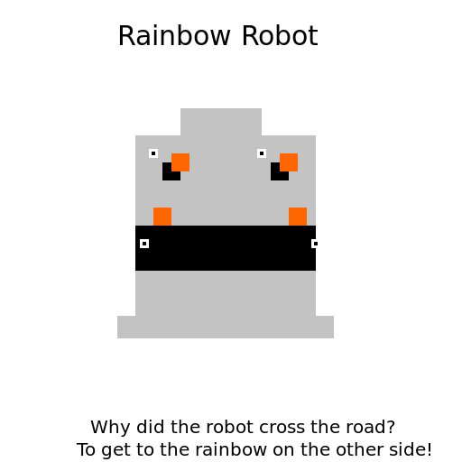 Rainbow Robot - AI Prompt #52361 - DrawGPT