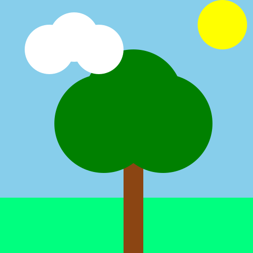 Blue Sky with a Tree - AI Prompt #52388 - DrawGPT