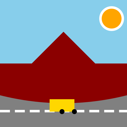 From Left to Right Road Between Mountains - AI Prompt #52538 - DrawGPT