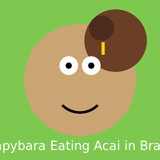 Capybara Eating Acai in Brazil - AI Prompt #52609 - DrawGPT