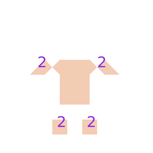 2 on the two arms and two legs - AI Prompt #52820 - DrawGPT