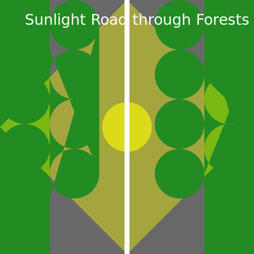 Sunlight Road through Forests - AI Prompt #53283 - DrawGPT
