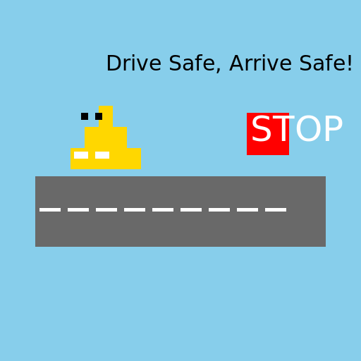 Road Safety Poster - AI Prompt #53812 - DrawGPT