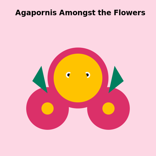 Agapornis Amongst the Flowers - AI Prompt #54207 - DrawGPT
