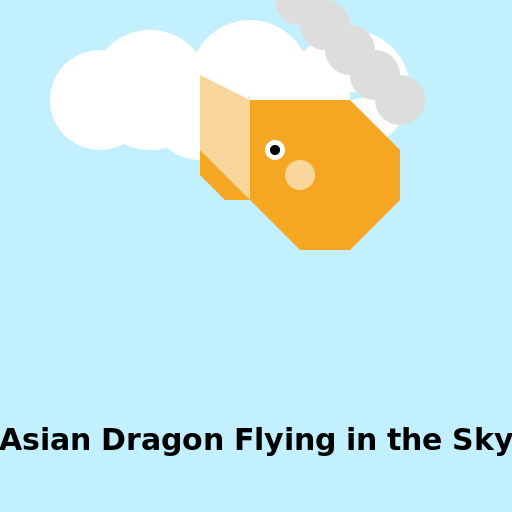 Asian Dragon Flying in the Sky - AI Prompt #54403 - DrawGPT