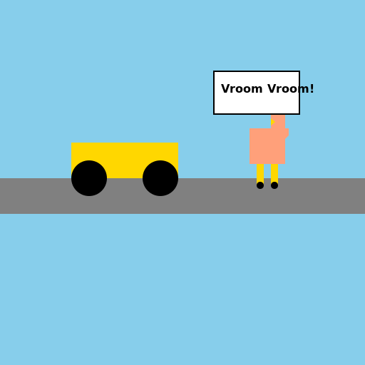 Chicken Rides Car - AI Prompt #54473 - DrawGPT