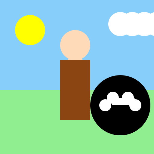 Father with a cow - DrawGPT