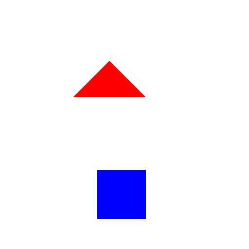 Large Triangle Above Small Square - AI Prompt #54925 - DrawGPT
