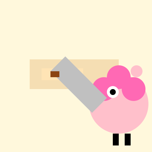 Pink Pony Cutting Bread - AI Prompt #54995 - DrawGPT