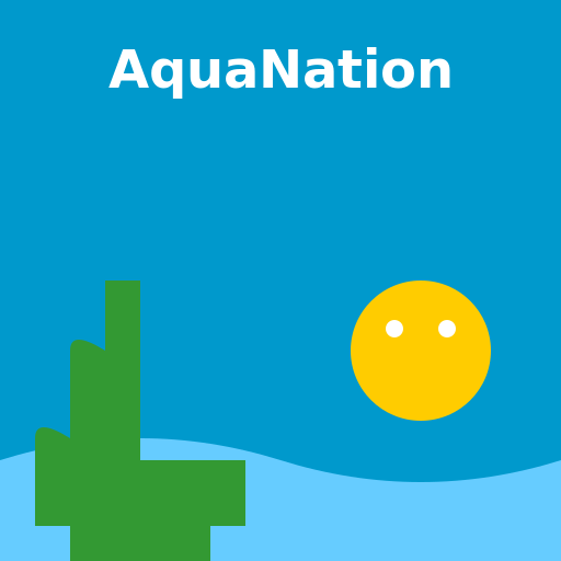 AquaNation Logo - A Tropical Fish Store - AI Prompt #55036 - DrawGPT