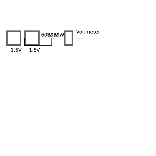 Two Cells and Three Light bulbs Circuit - AI Prompt #55081 - DrawGPT