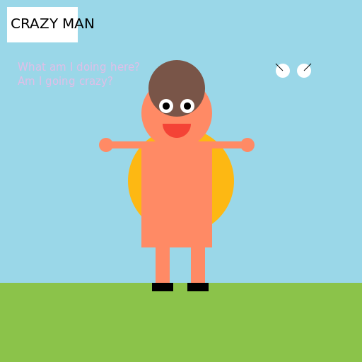 Crazy man - AI Prompt #55225 - DrawGPT