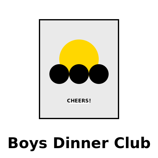 Boys Dinner Club Logo - AI Prompt #55234 - DrawGPT