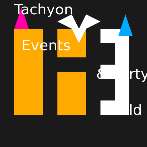 Tachyon Events and Party World Logo - AI Prompt #55273 - DrawGPT