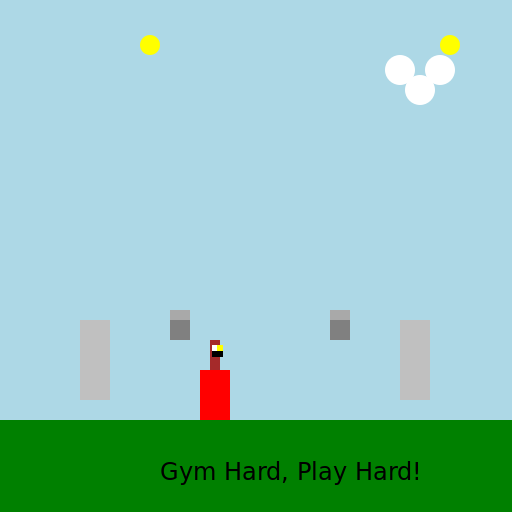 Mario Bros at the Gym - AI Prompt #5529 - DrawGPT