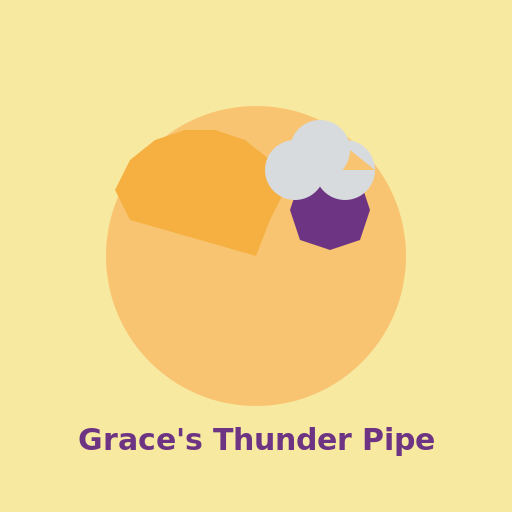 Grace's Thunder Pipe Landing on an Open Hand - AI Prompt #55503 - DrawGPT