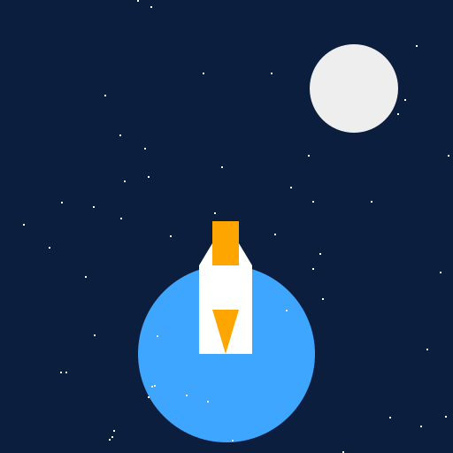 Space Rocket Flying to the Moon - AI Prompt #55576 - DrawGPT
