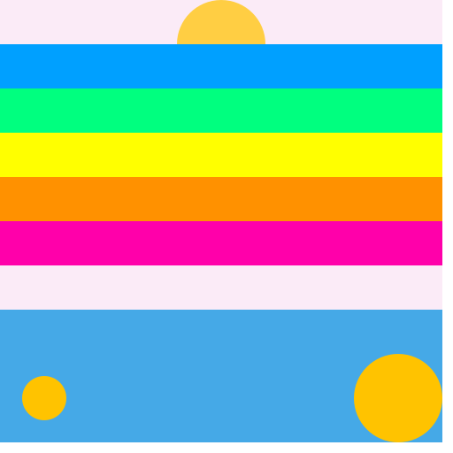 Drawing of a Rainbow Sea - AI Prompt #556 - DrawGPT