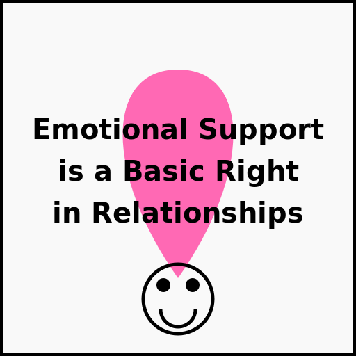 Emotional Support is a Basic Right in Relationships Poster - AI Prompt #55688 - DrawGPT