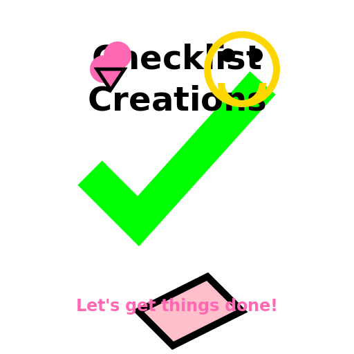 Checklist Creations Logo - AI Prompt #55913 - DrawGPT