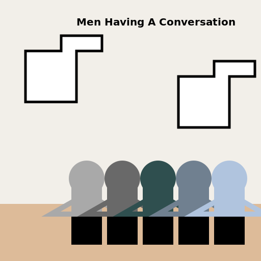 A group of men having a conversation - AI Prompt #55922 - DrawGPT
