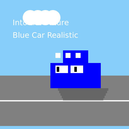 Into the Future Blue Car Realistic - AI Prompt #56034 - DrawGPT